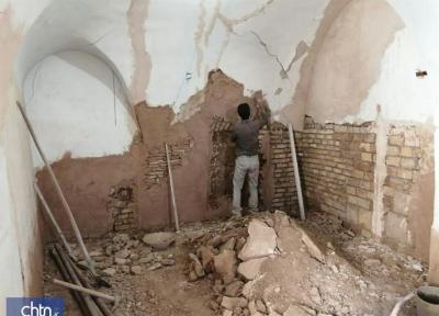 بازسازی مسجد تاریخی ابوریحانه در نایین