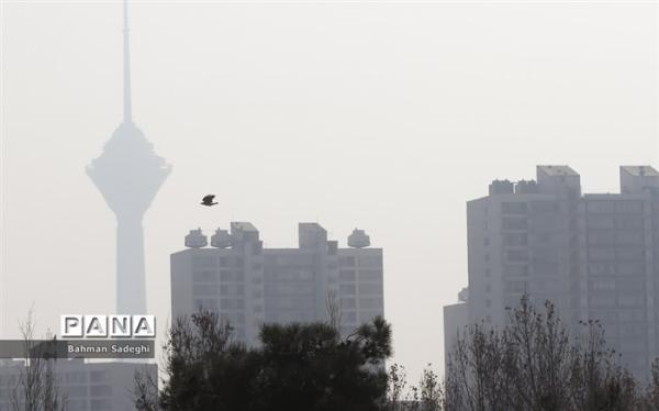 کیفیت هوای تهران در شرایط ناسالم برای گروه های حساس