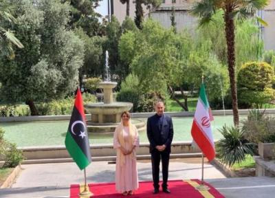 استقبال امیرعبداللهیان از وزیر امور خارجه لیبی